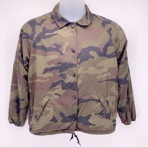 Obey Womens Lightweight Camo Jacket Size Small